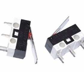 Mouse switch with handle Three legged touch 2A125V AC recta