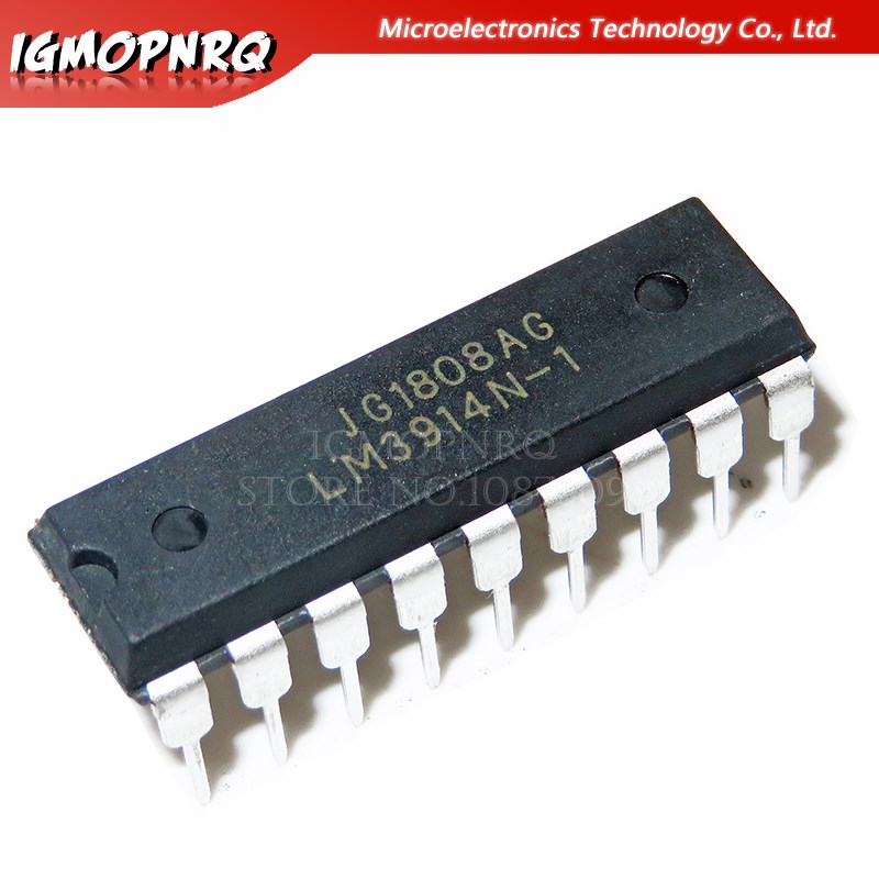 50pcs LM3914N-1 LM3914N LM3914 DIP-18 LED Lighting Drivers D