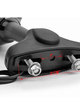 Black Motorcycle Front Back LED Turn Signal Integrated Mirro