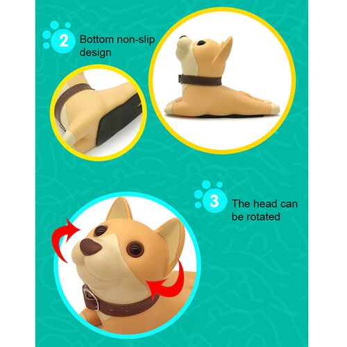 Cute Dog  Door Stopper Doorstop Door Wedge Cartoon Puppy