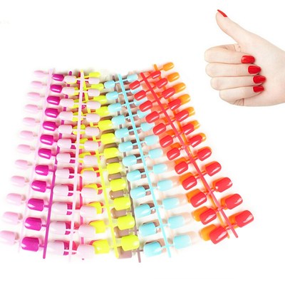 24pcs Nail Art Decorations Made up 31 Color Short Artificia