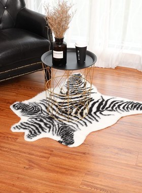 tiger printed Rug Cow Leopard Tiger Printed Cowhide faux ski
