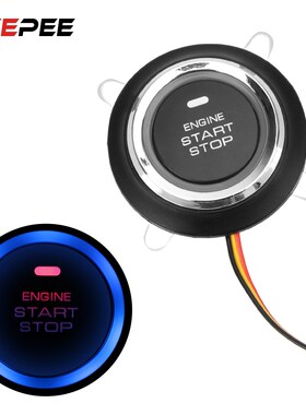 LEEPEE 12V Auto Car Engine Start Stop Push Button Ignition S
