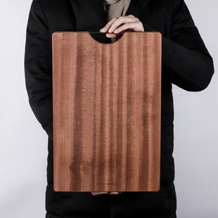 Musowood Ebony Wood Cutting Board Solid Natural Chopping Boa