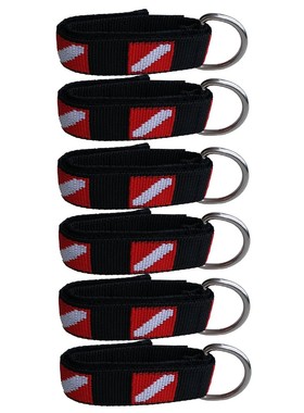 6pcs Scuba Diving Dive Wrist Strap Wristband Webbing for Un