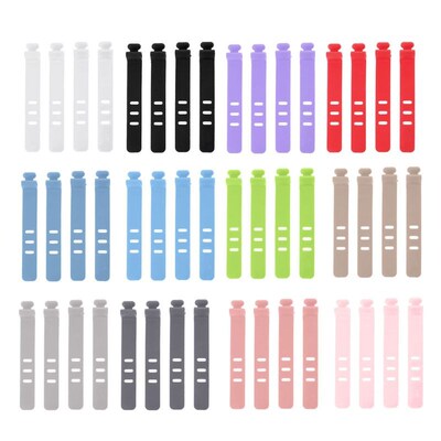 4PCS Silicone Data Wire Cable Organizer Tie Phones Cable Win