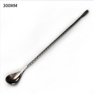 Mixing Spoon Stirrer Stainless Steel Cocktail Bar Spiral Pat