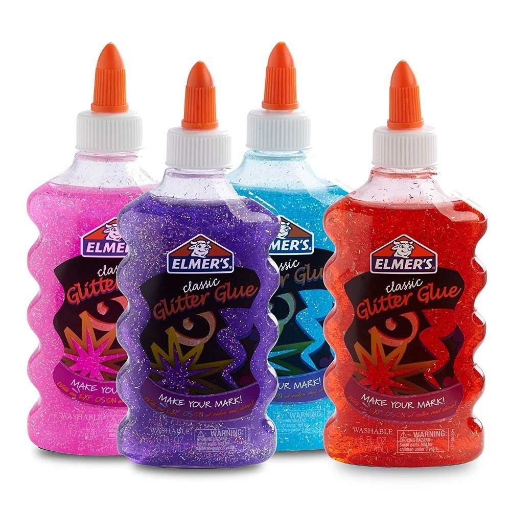 177ml Elmers Elmer's Liquid Glitter Glue Washable School Glu