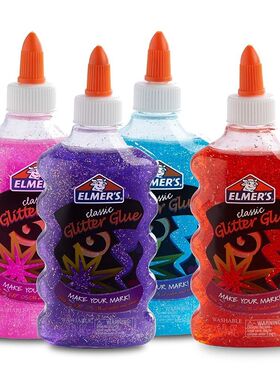177ml Elmers Elmer's Liquid Glitter Glue Washable School Glu