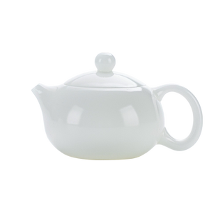 钰铨龙门 陈德根大师纯手工西施壶德化冰种玉瓷素烧泡茶壶家用