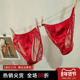 红色本命年 女真丝底档情人节礼物纯欲T裤 red 性感真丝三角内裤