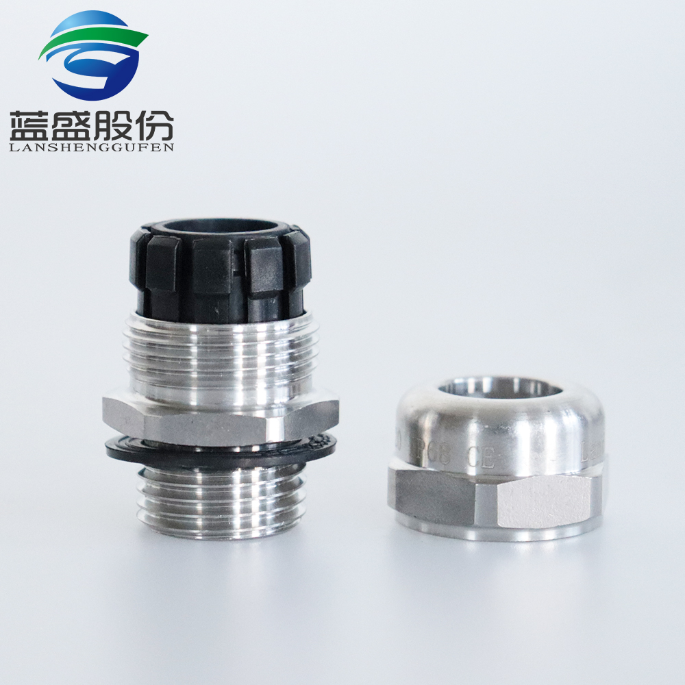 蓝盛G牙防爆不锈钢电缆防水接头