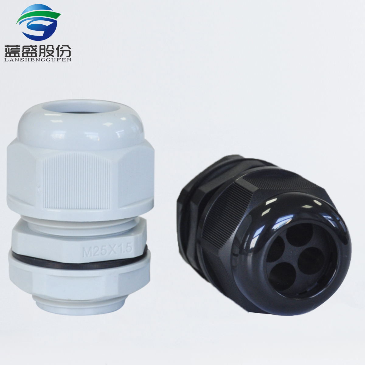 蓝盛四孔尼龙电缆防水固定头