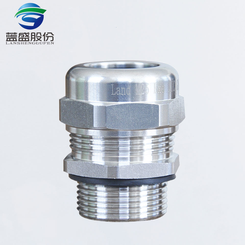 蓝盛 公制M牙防爆不锈钢电缆接头增安防水密封格兰头SUS304固定头