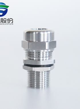 蓝盛 防爆加长螺纹增安粉尘不锈钢防水接头长牙螺纹电缆格兰头