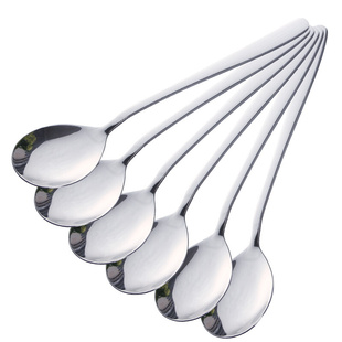 6 Set Korean spoon domestic long handle spoon spoon Korean s