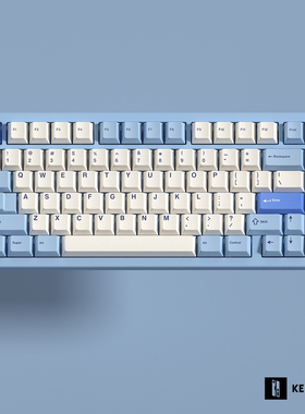 饰键屋雨75 Crush87键帽65/68键盘原厂高度PBT恩溶热升华加厚键帽