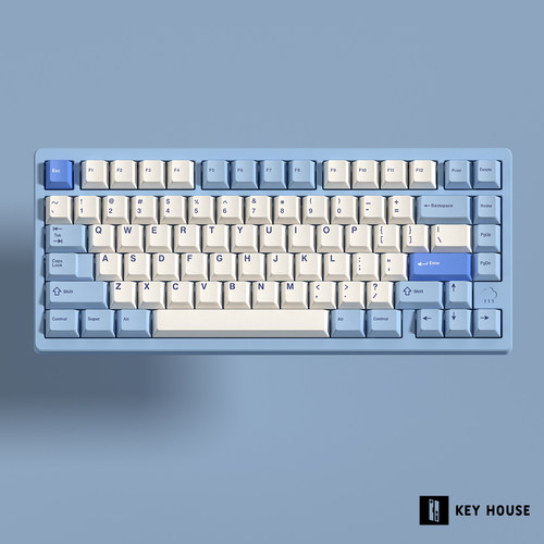 饰键屋雨75 Crush87键帽65/68键盘原厂高度PBT恩溶热升华加厚键帽