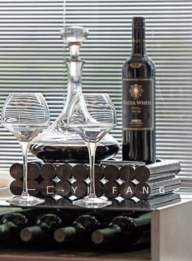 一匚样板间轻奢大理石托盘摆件简约样品屋展示中心客厅洞石收纳软