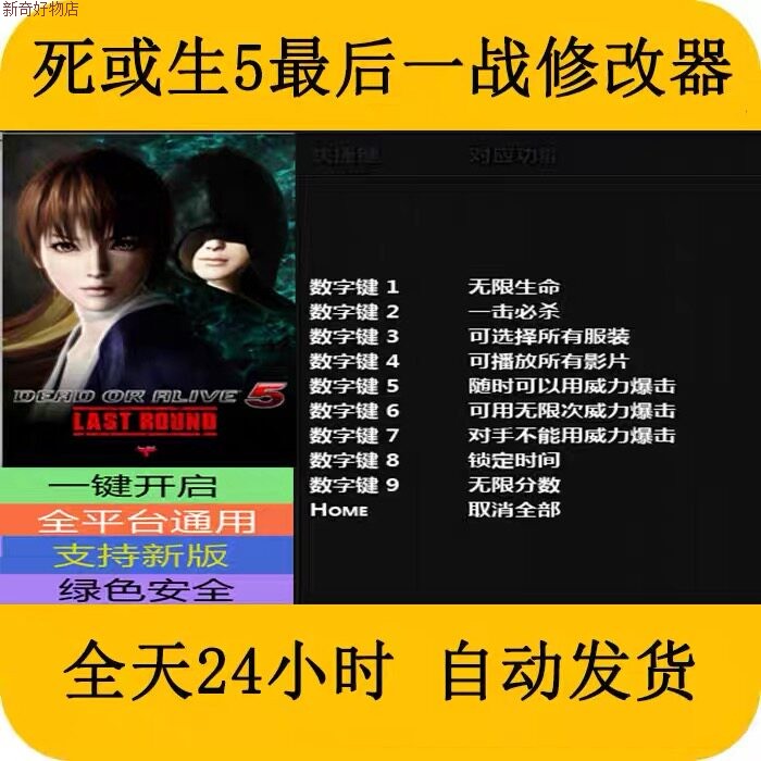 死或生5最后一战STEAMEPIC正版游戏修改器电脑端PC修改器辅助