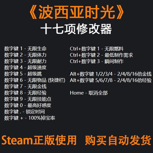 波西亚时光修改器steam正版辅助工具不含游戏