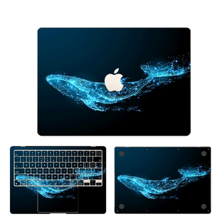 适用2023款苹果MacBookAirM2贴纸A2681保护膜Pro13笔记本外壳贴膜A2338键盘膜macbookpro14/16电脑全套配件