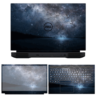 戴尔游匣G15贴纸5520笔记本5510电脑5515外壳全套保护膜Dell键盘屏幕贴膜15.6英寸灵越成就图案定制不留胶