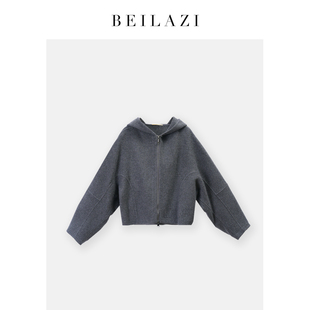 北拉子 连帽夹克BDC3TW398 月华如水