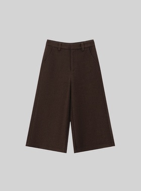 【米儿甄选】北拉子【步履几何】羊毛混纺七分裤XZ-71288