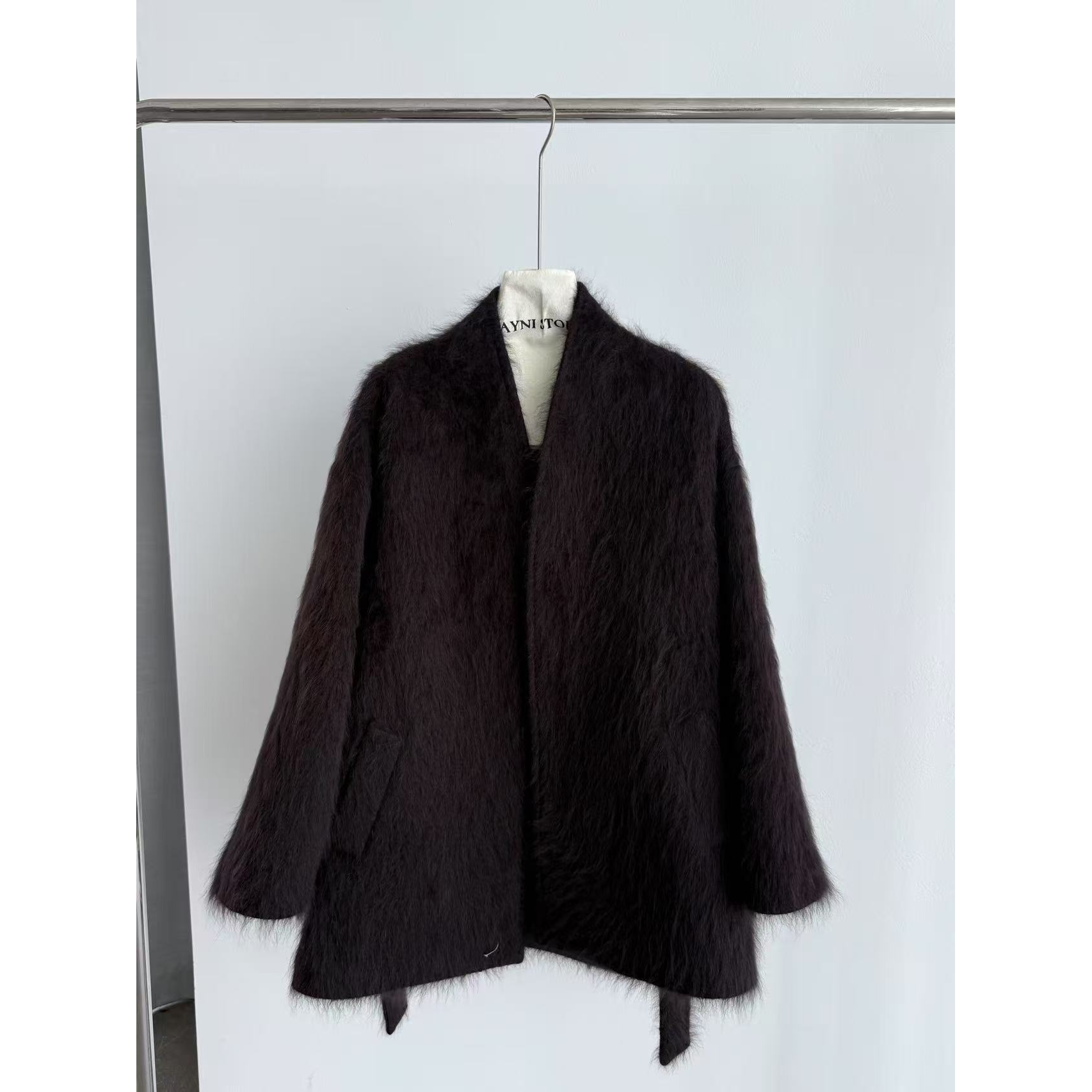 北拉子丨绒里之间丨安哥拉兔毛大衣ANYD-B25210