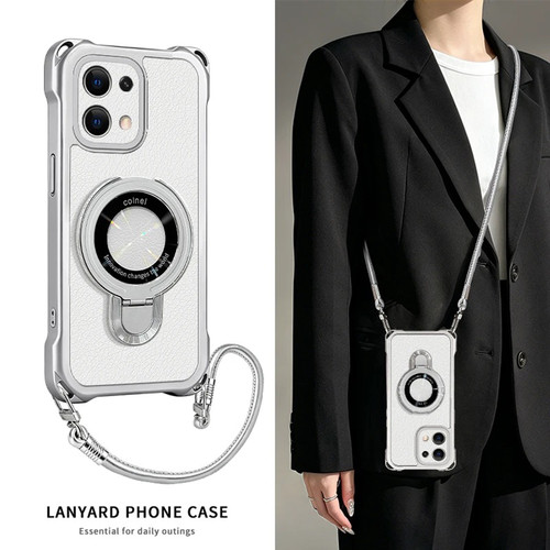 纯色四角挂绳贴皮壳适用OPPOa6手机壳新款轻奢简约a6pro/a3pro保护套硅胶防摔带手绳支架a3Pro外壳女款