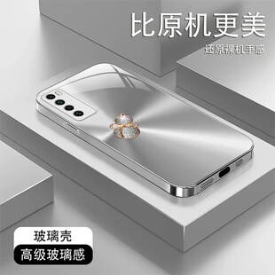 闪钻渐变葫芦金属漆玻璃壳适用华为nova7手机壳新款简约高级感nova12外壳防摔硅胶全包边nova14后盖保护壳女