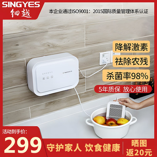 多功能去除农残果蔬家用洗菜机