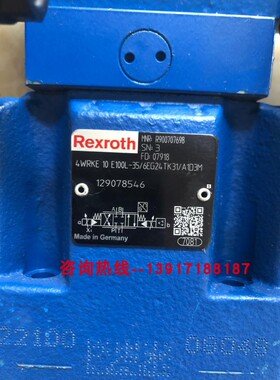 R900707698 4WRKE10E100L-35/6EG24TK31/A1D3M力士乐比例换向阀