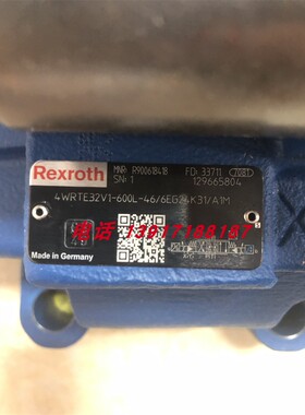 力士乐比例阀R900618418 4WRTE32V1-600L-46/6EG24K31/A1M德国原