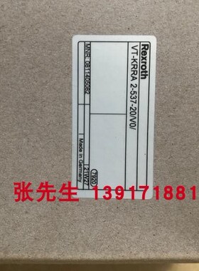 VT-KRRA2-537-20/V0/ 0811405082力士乐放大器德国产电子元件原装