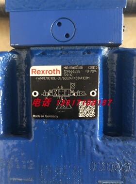 力士乐比例阀R900707698 4WRKE10E100L-35/6EG24TK31/A1D3M现货