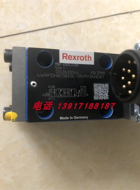 力士乐比例阀R901474989 4WRPDH6C5B40L-20/M/24ND6T德国液压