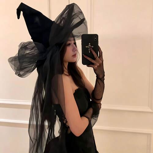 万圣节服饰穿搭女巫帽子