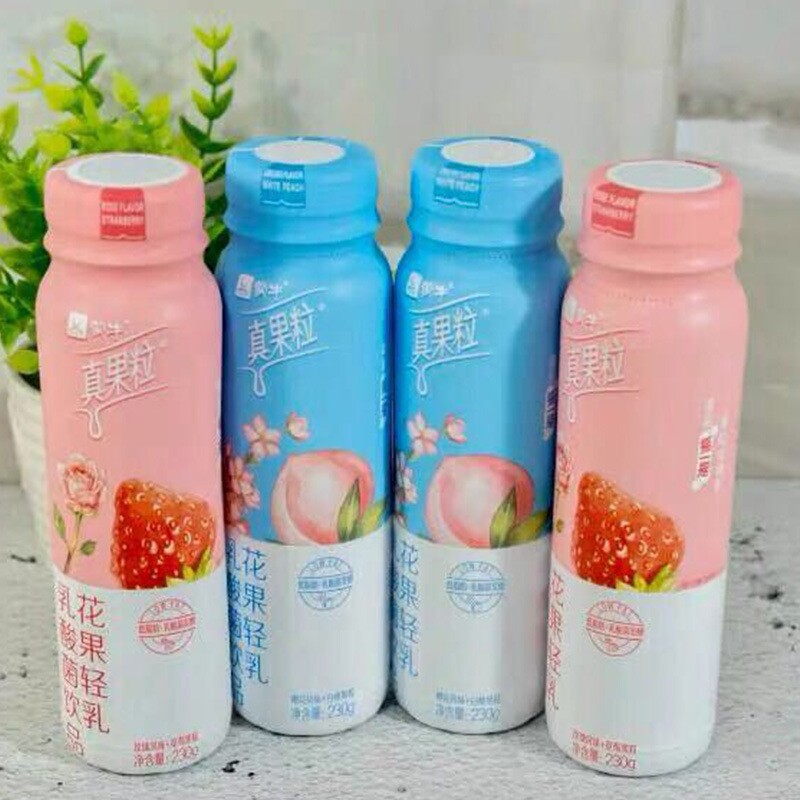 蒙牛真果粒花果轻乳230g/瓶青春有你同款一件代发