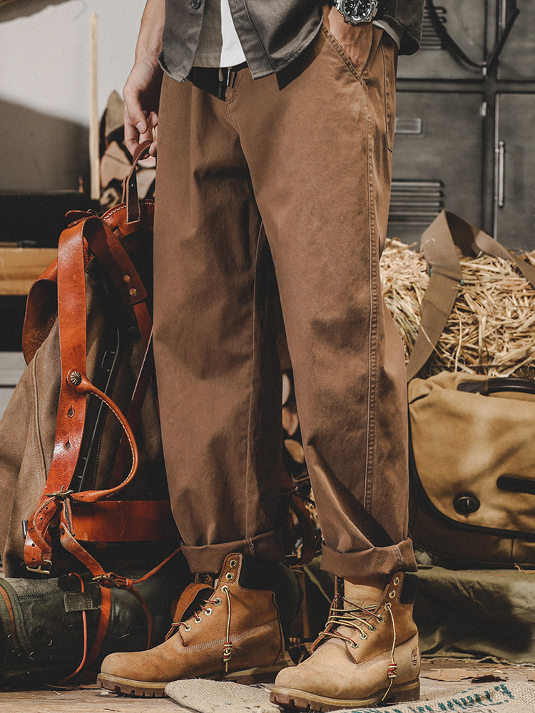 美式工装裤直筒宽松休闲裤长裤