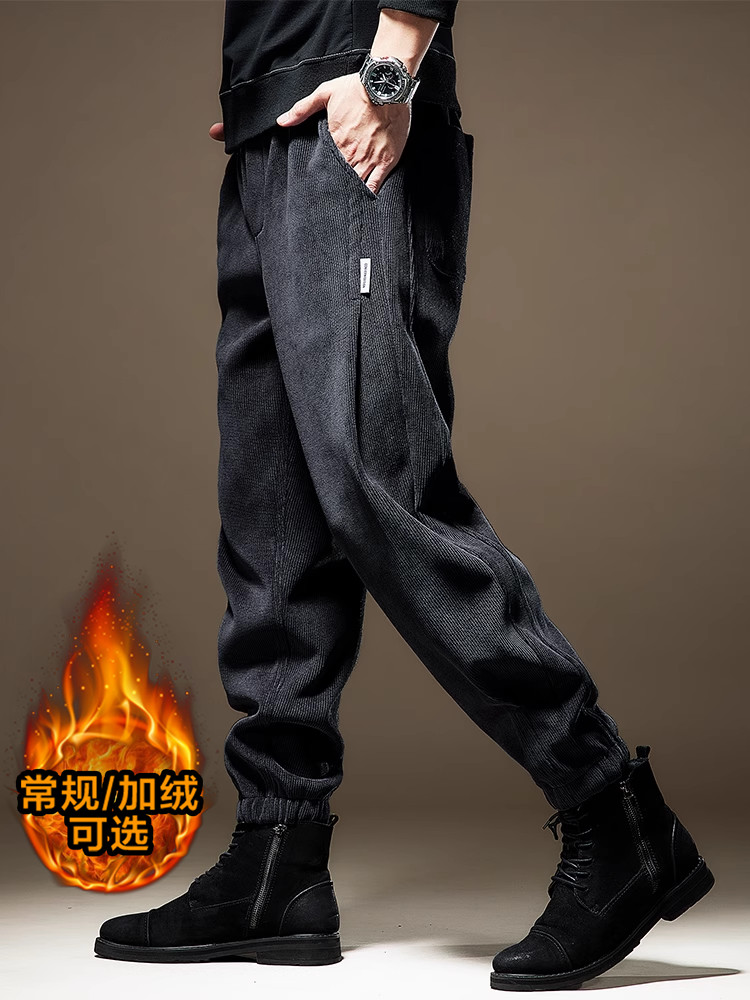 长裤运动裤灯芯绒卫裤休闲