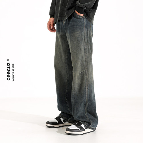 长裤牛仔裤拉链水洗春季