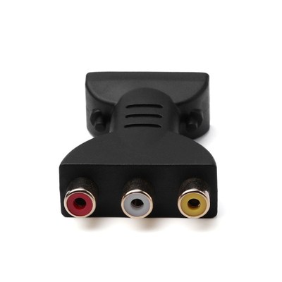 HDMI To 3 RCA Video Audio AV Adapter Component Converter Fo