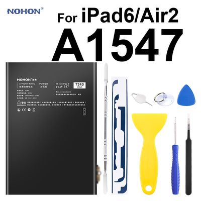 Nohon Battery For iPad 6 Air 2 A1547 7340mAh A1566 A1567 Li