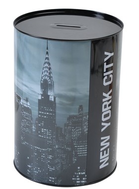 Large Piggy Bank Safe Money Box Kids Wedding Tinplate Tin Cl