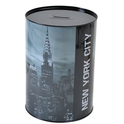 Large Piggy Bank Safe Money Box Kids Wedding Tinplate Tin Cl