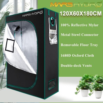 120x60x180cm Mars Hydro Indoor Grow Tent Hydroponic Lamp Non