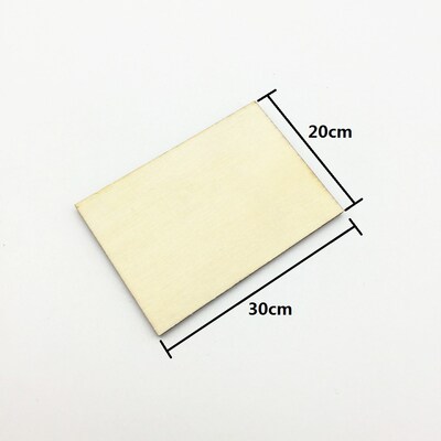 20x30cm Large Blank Plywood Wooden nfinished Plaque Rectangl