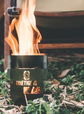 OneTigris Wood Burning Stove ROCUBOID Splicing Firewood Stov